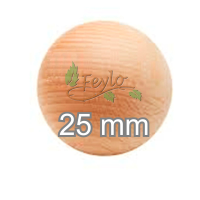 Esfera De Madera Ø 25Mm.x 1 Unidad