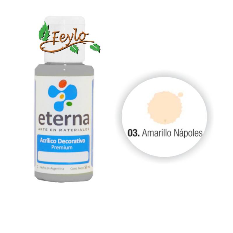 Eterna Acril.dec. Amarillo Napoles  50Ml