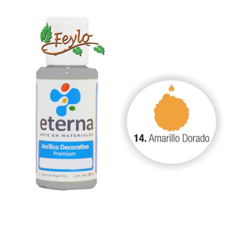 Eterna Acril.dec. Amarillo Dorado   50Ml