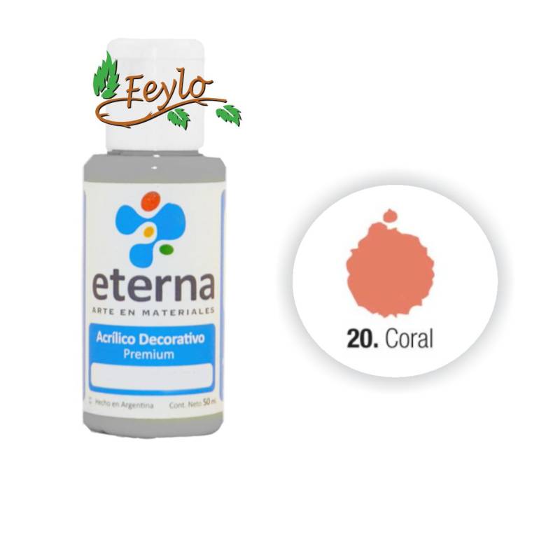 Eterna Acril.dec. Coral             50Ml