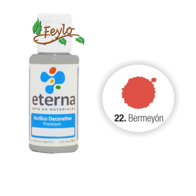 Eterna Acril.dec. Bermellon         50Ml