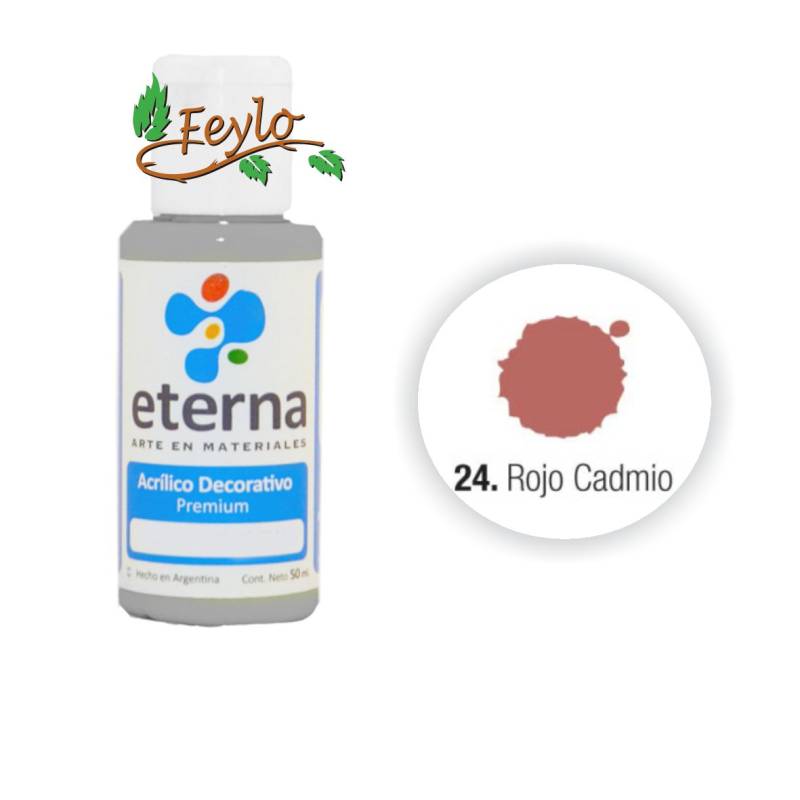 Eterna Acril.dec. Rojo De Cadmio    50Ml