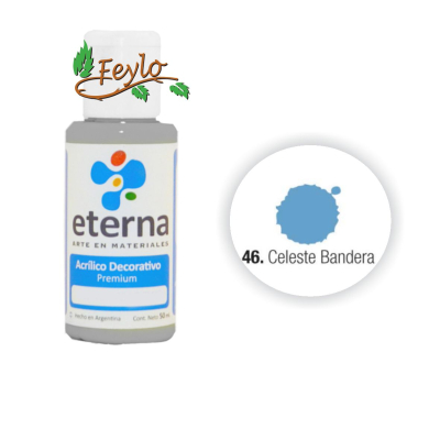 Eterna Acril.dec. Celeste Bandera   50Ml