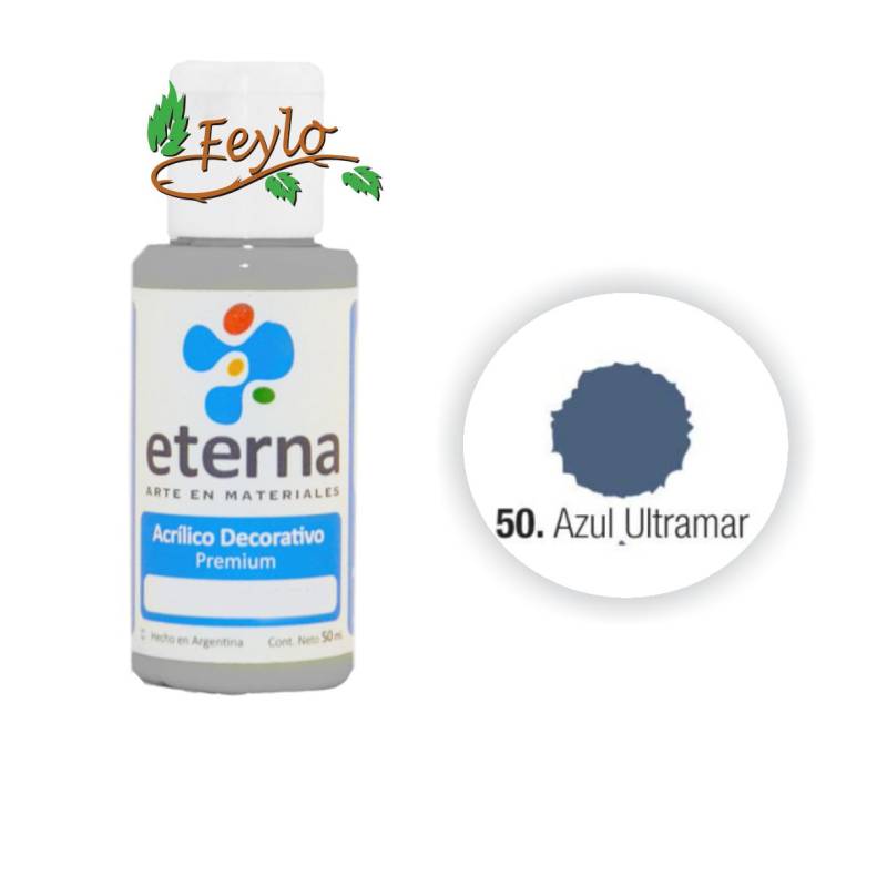 Eterna Acril.dec. Azul Ultramar     50Ml