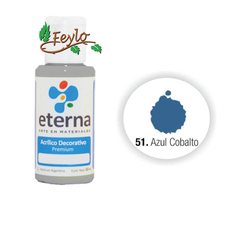 Eterna Acril.dec. Azul Cobalto      50Ml