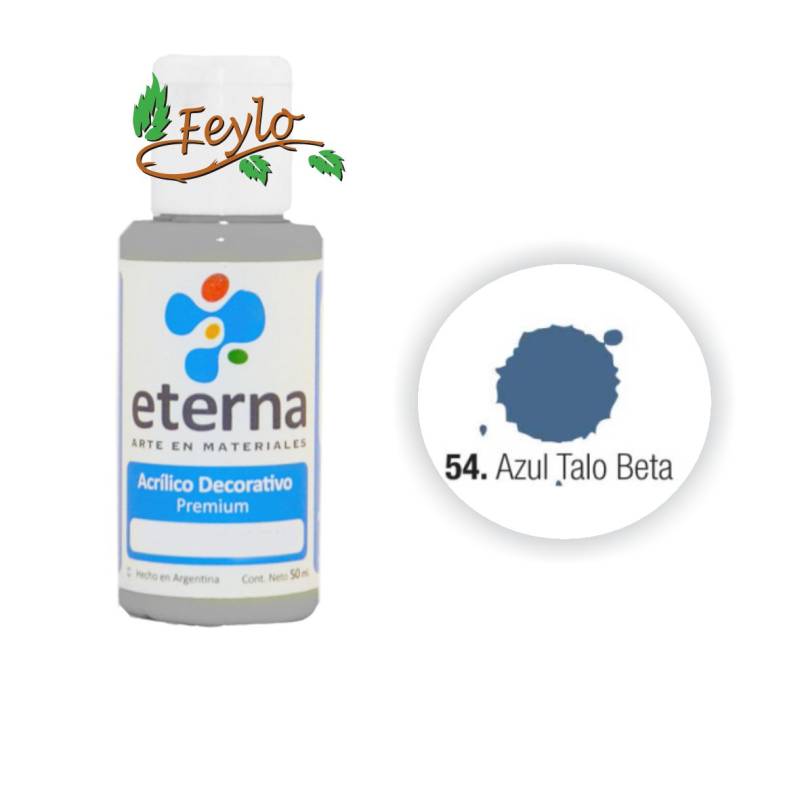 Eterna Acril.dec. Azul Talo Beta    50Ml
