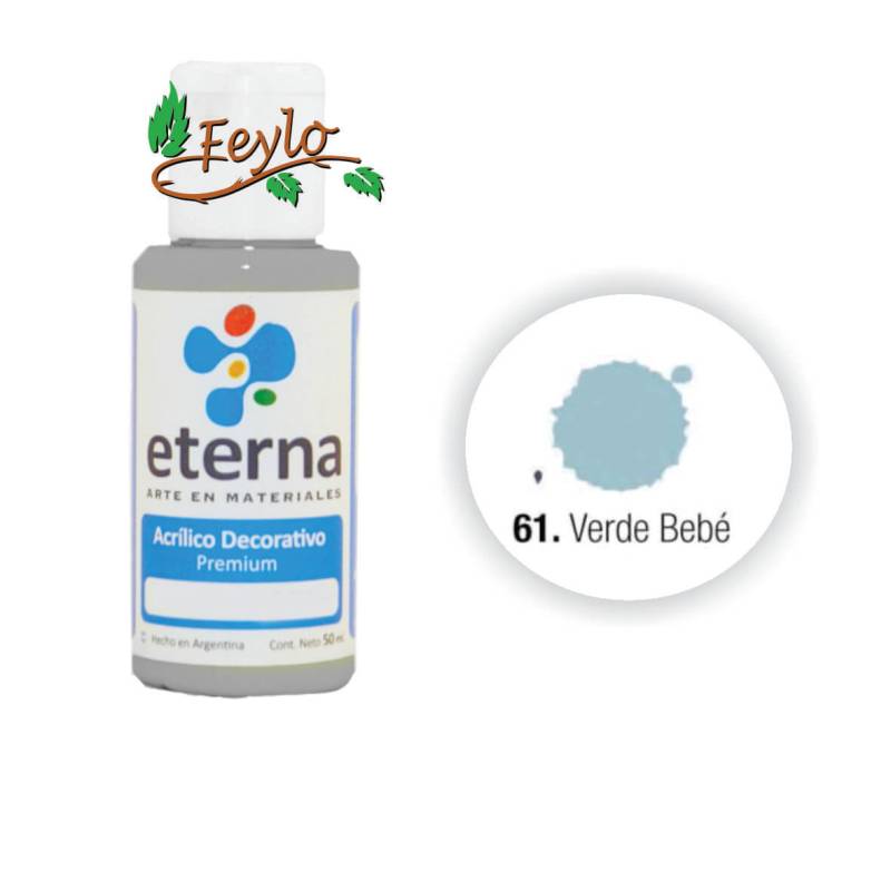 Eterna Acril.dec. Verde Bebe        50Ml