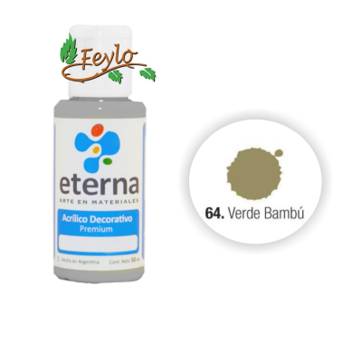 Eterna Acril.dec. Verde Bambu       50Ml