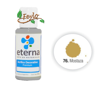 Eterna Acril.dec. Mostaza           50Ml