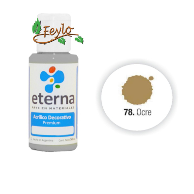 Eterna Acril.dec. Ocre              50Ml