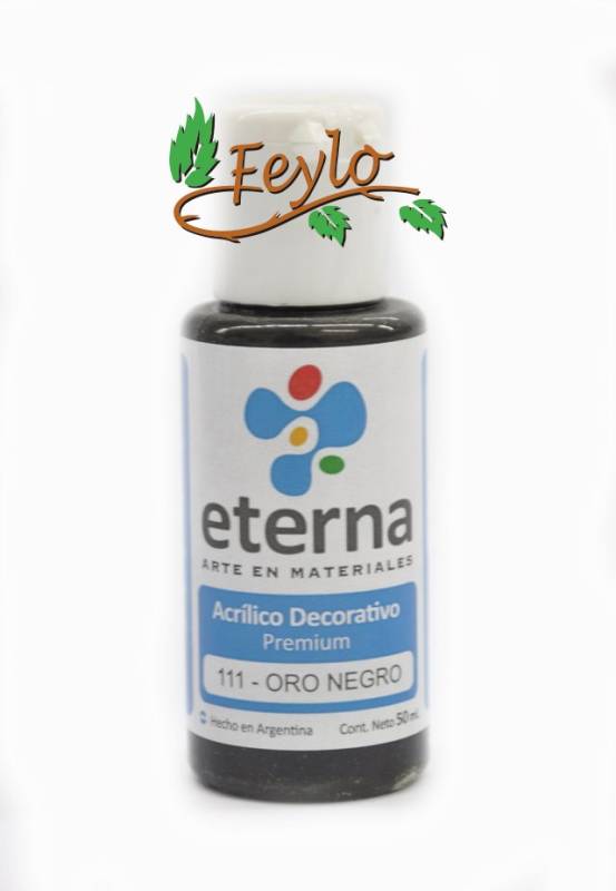 Eterna Acril.dec. Oro Negro         50Ml