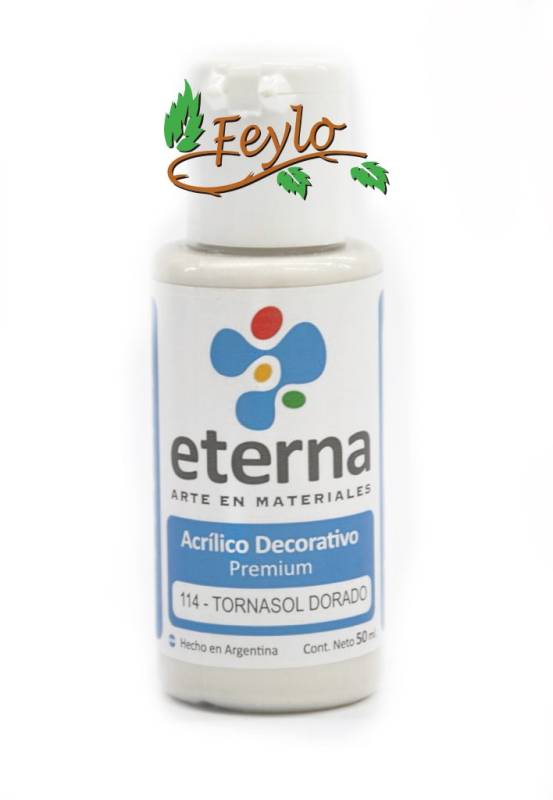 Eterna Acril.dec. Tornasol Dorado   50Ml