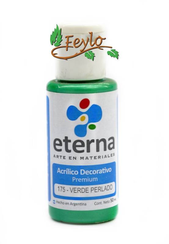 Eterna Acril.dec. Verde Perlado     50Ml