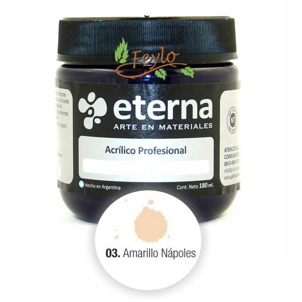 Eterna Acril.est.amarillo Napoles  X 200Ml
