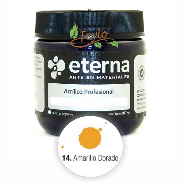 Eterna Acril.est.amarillo Dorado  X 200Ml