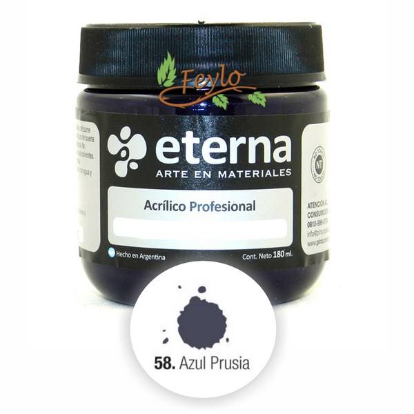 Eterna Acril.est.azul De Prusia    X 200Ml