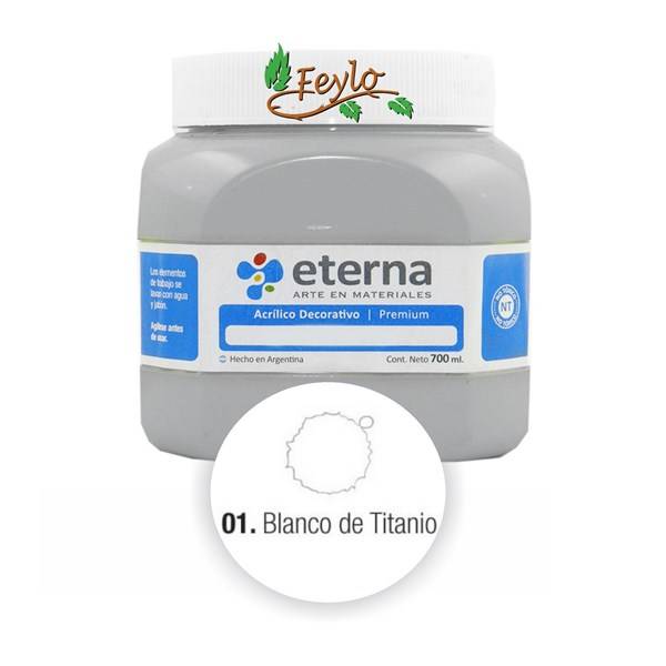 Acrilico Est. Blanco De Titanio   700Ml.