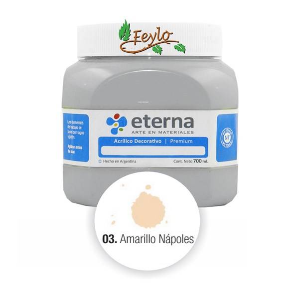 Acrilico Est. Amarillo Napoles    700Ml.