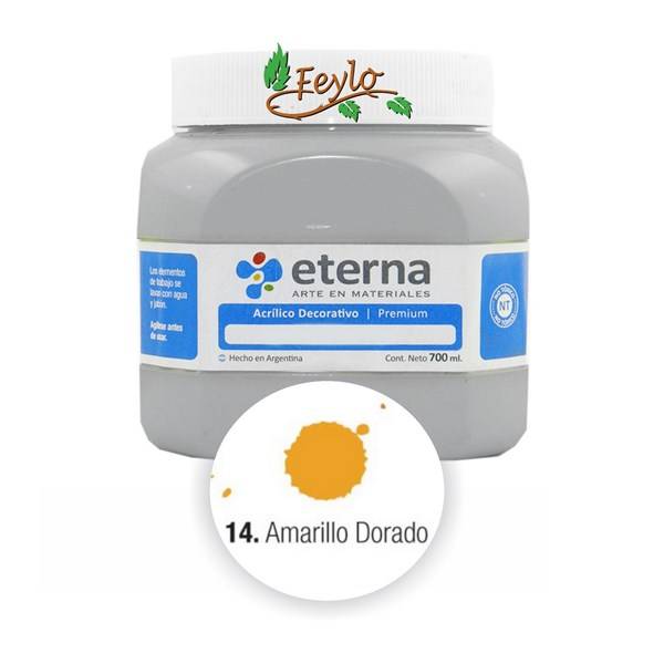 Acrilico Est. Amarillo Dorado     700Ml.