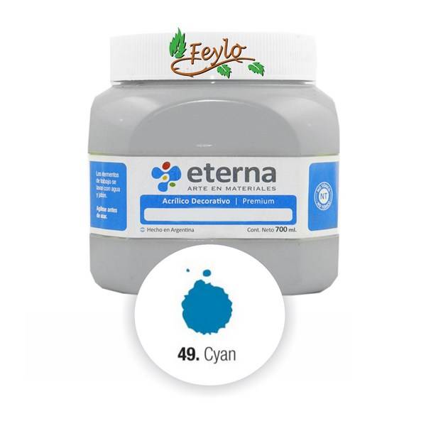 Acrilico Est. Cian                700Ml.