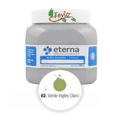 Acrilico Est. Verde Ingles Claro  700Ml.