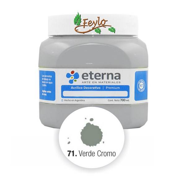 Acrilico Est. Verde De Cromo      700Ml.
