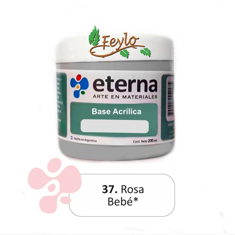 Base Acrilica  Eterna Rosa Bebe           200Ml.