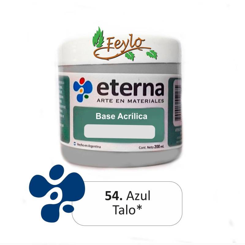 Base Acrilica  Eterna Azul Talo           200Ml.