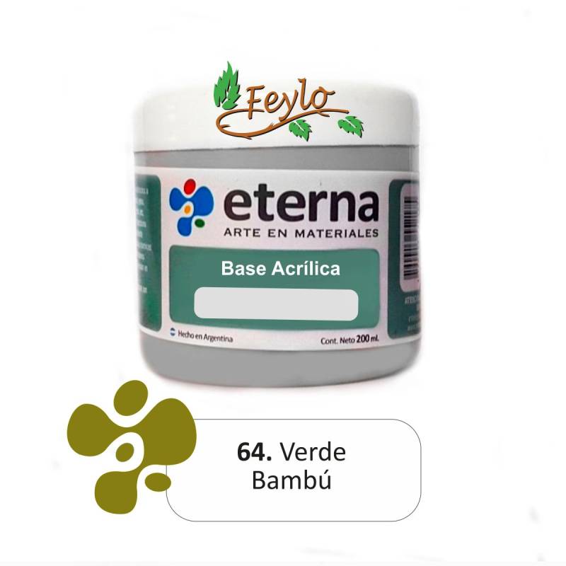 Base Acrilica  Eterna Verde Bambu         200Ml.