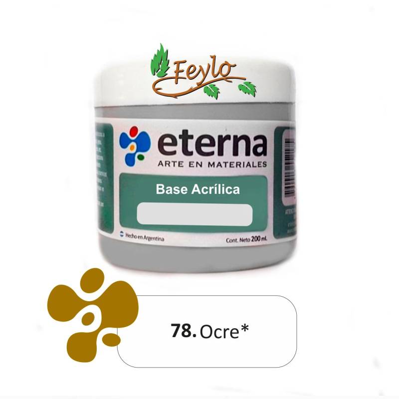 Base Acrilica  Eterna Ocre                200Ml.
