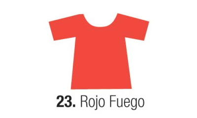 Pintura Para Sublimación Rojo Fuego 37Ml.