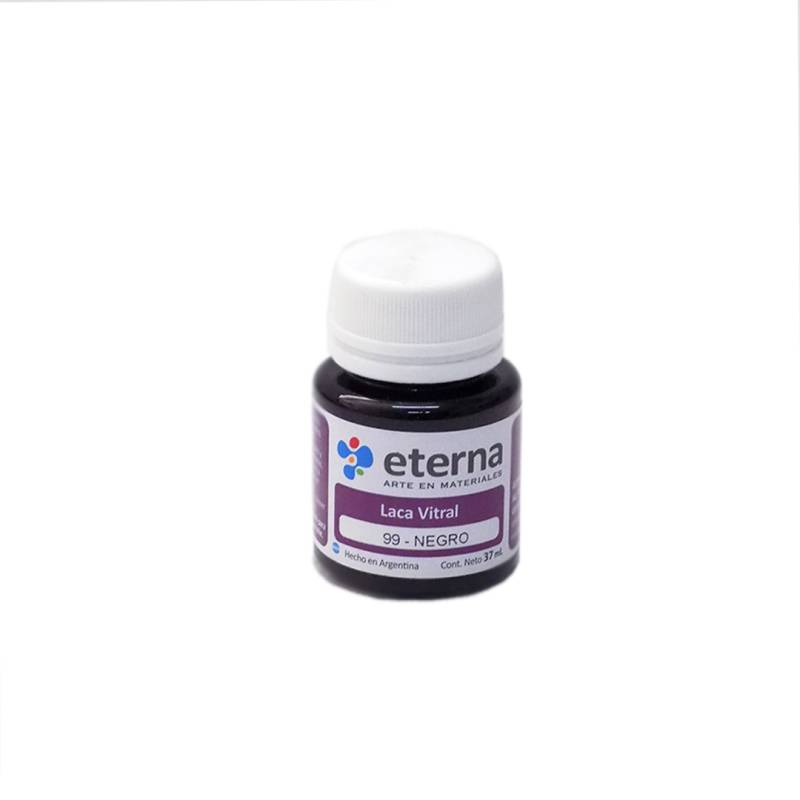 Eterna Laca Vitral Negro X 30 Ml