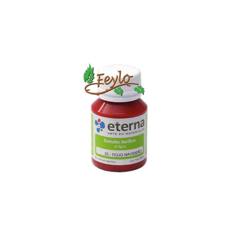 Esmalte Acrilico Rojo Navideno      50Ml