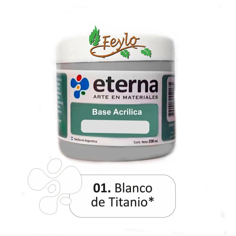 Base Acrilica  Eterna Blanca  200Ml.