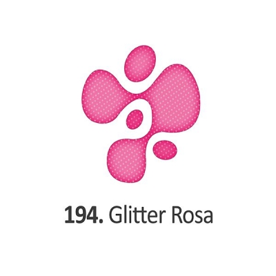 Pintura Dimensional Glitter Rosa   40ml.