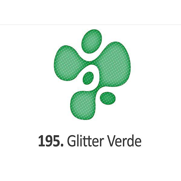 Pintura Dimensional Glitter Verde  40Ml.