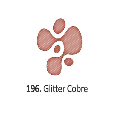 Pintura Dimensional Glitter Cobre  40Ml.