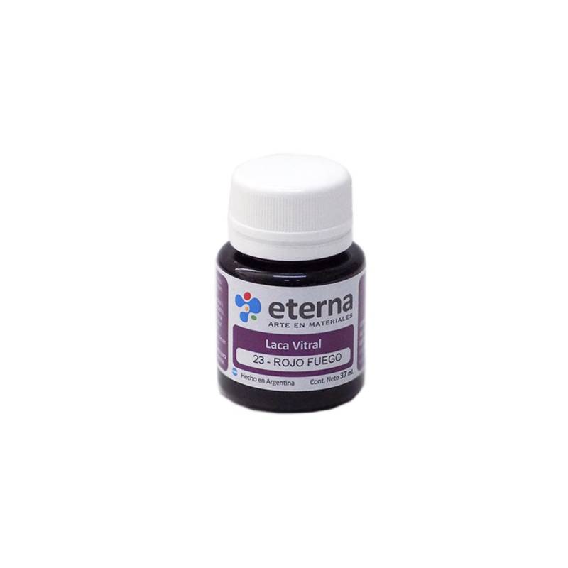 Eterna Laca Vitral Rojo Fuego X 30 Ml