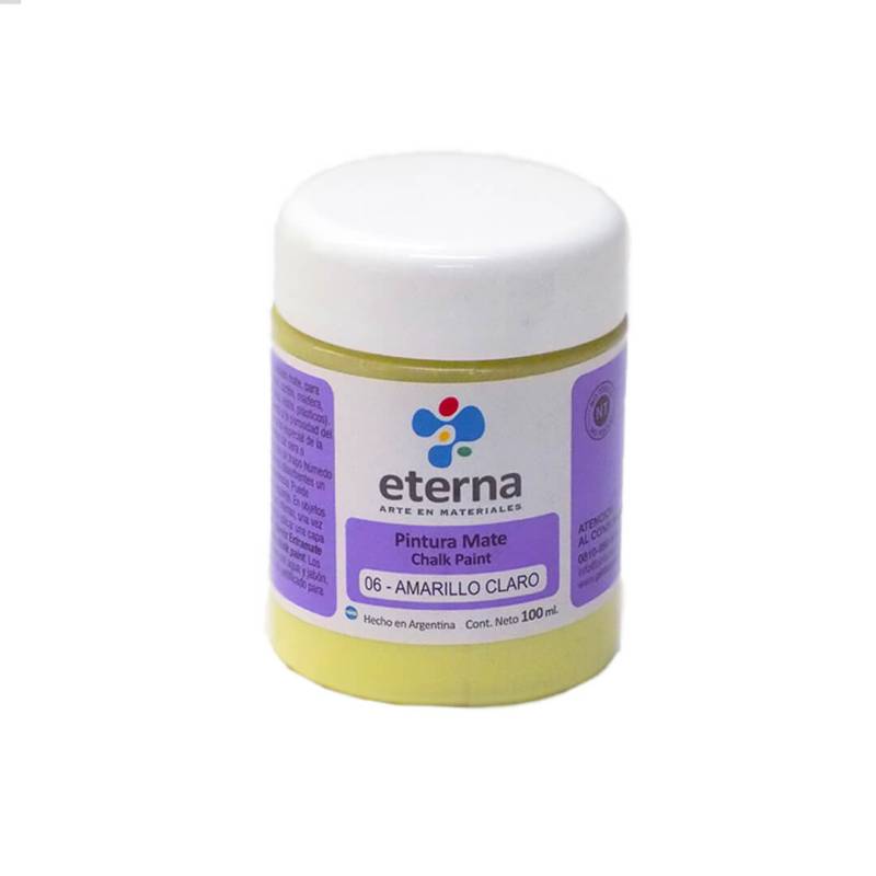 Pintura Mate Amarillo Claro  100Ml