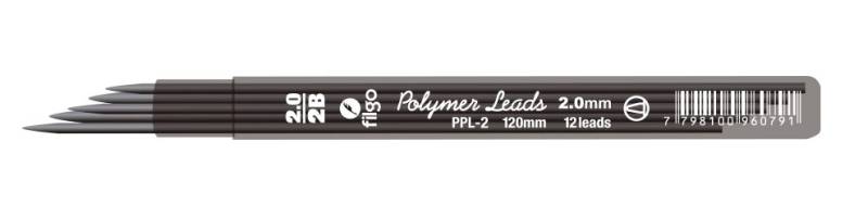Minas Filgo De Grafito 2Mm 2B