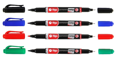 Marcador Permanente Doble Punta (Filgo 042)