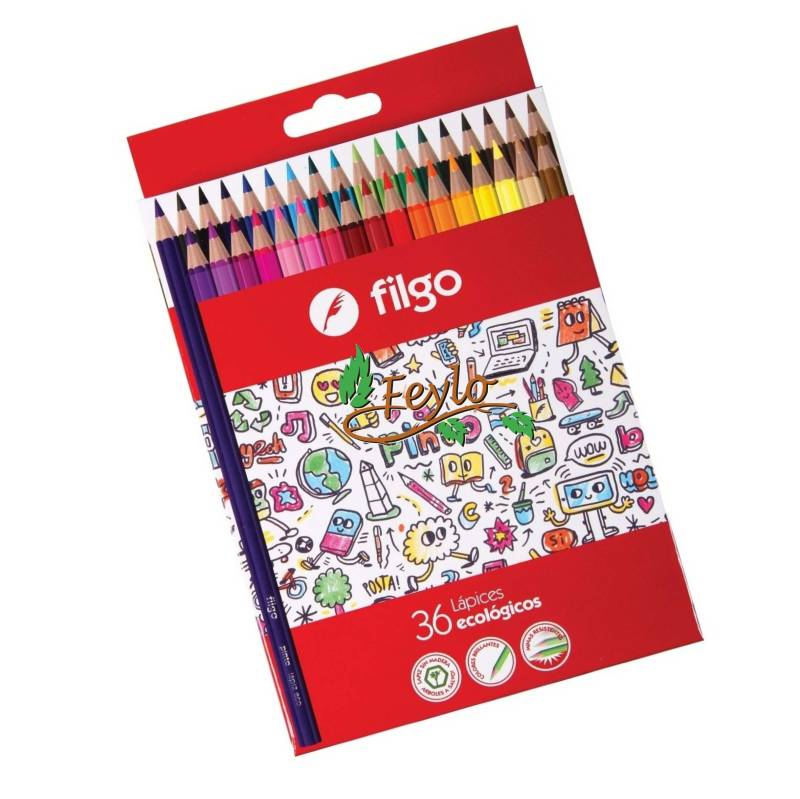 Lapices De Colores Filgo X 36