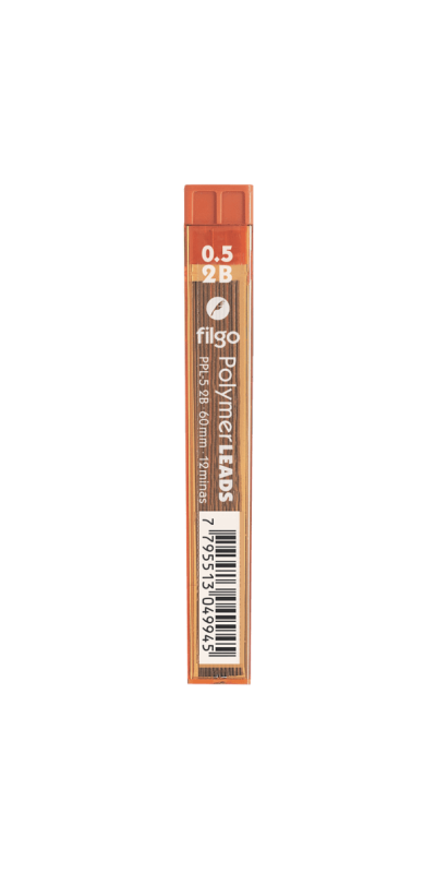 Minas Filgo De Grafito 0.5Mm 2B/B/Hb