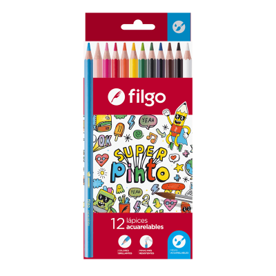 Lapices Acuarelables Filgo X 12