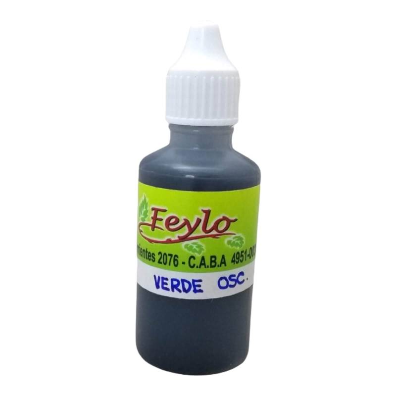 Colorante Jabon  X 30 Cc Verde Oscuro