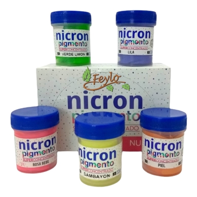 Promo Pigmento Nicron X 15 Grs X 5 Unidades