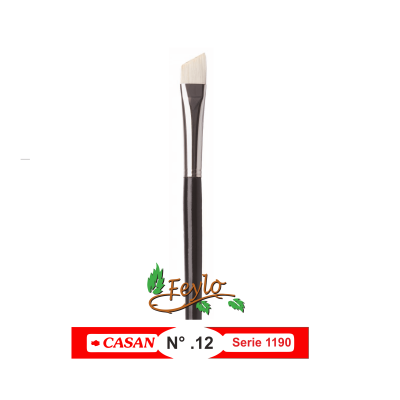 Casan  Pincel, Serie 1190 Nº12 Cerda Sintectica Angular