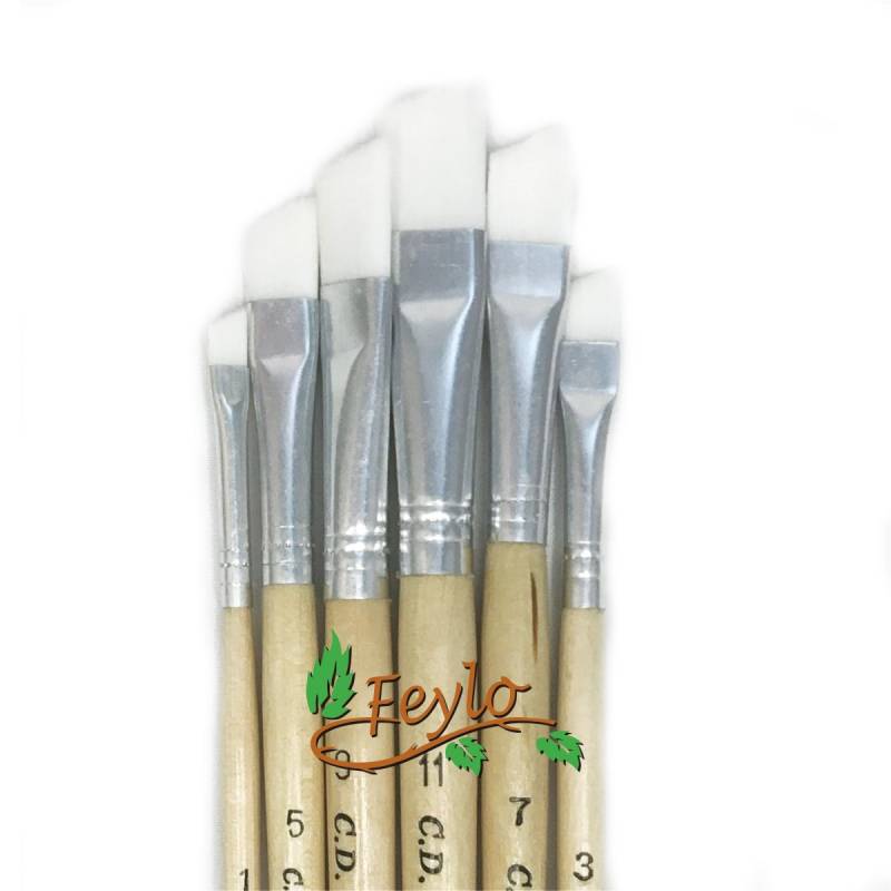 Pinceles Tigre  Art. 518 Angular X 6 Unid.