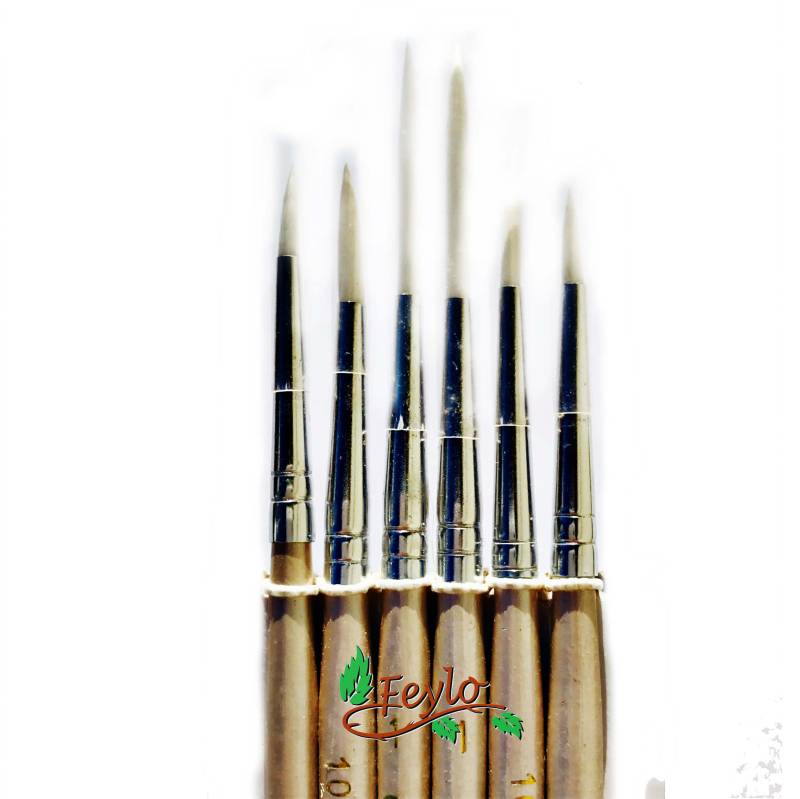 Pinceles Tigre  Art. 257 Set Liner X 6 Unid.