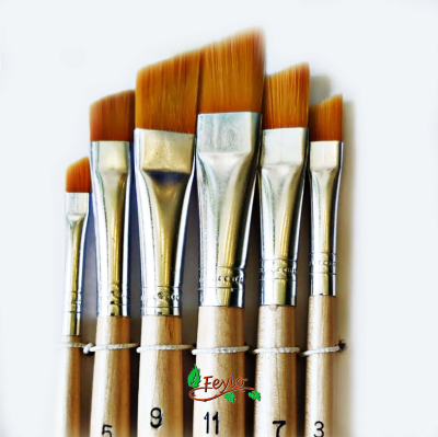 Pinceles Tigre Art. 515 Set Angular X 6 Unid.